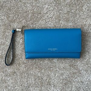 Henri Bendel Clutch Wallet Blue